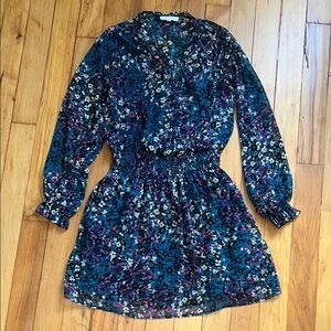 Socialite Floral Long Sleeve Dress